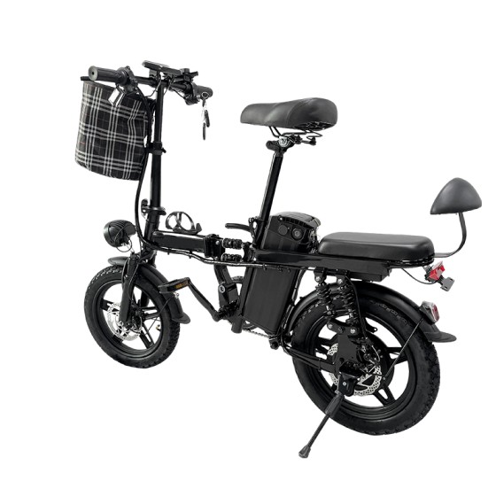 16-inch lithium battery beach tire, six shock absorbers, NFC instrument panel, valet parking foldable electric bicycle, can be placed in the trunk of the car, 400W motor